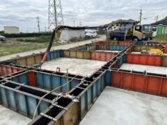 住宅基礎工事｜ベタ基礎スラブコンクリートの打設