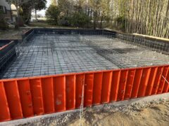 住宅基礎工事|鉄筋配筋で強い基礎の骨組みをつくる