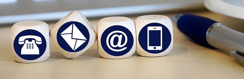 お問い合わせ紺