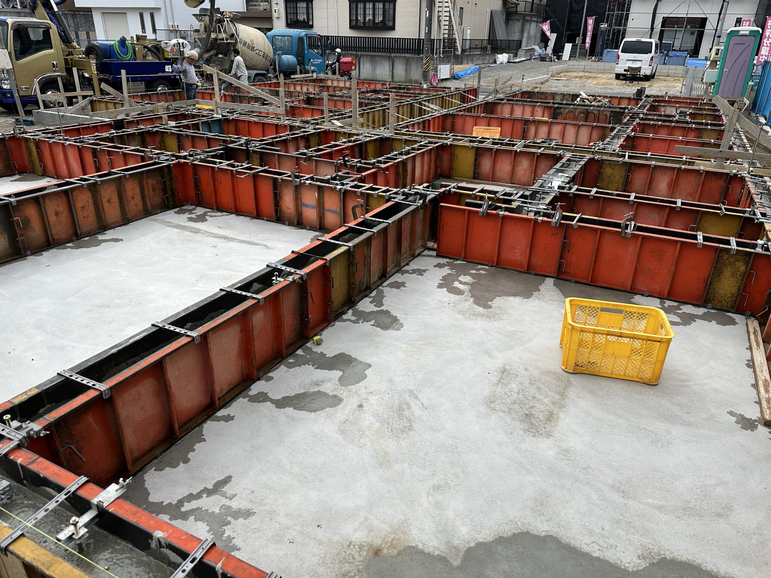 立ち上がり打設